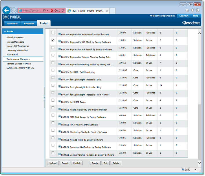 Bmc Proactivenet Performance Management Installing BMC Performance Manager Express for HP 3PAR