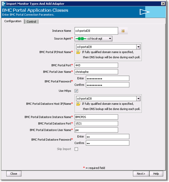 Proactivenet Creating and Importing an Adapter for a BMC Portal Solution