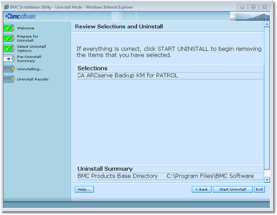 Uninstall_ARCserve_Backup_Review