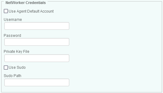 Configuring NetWorker User Account