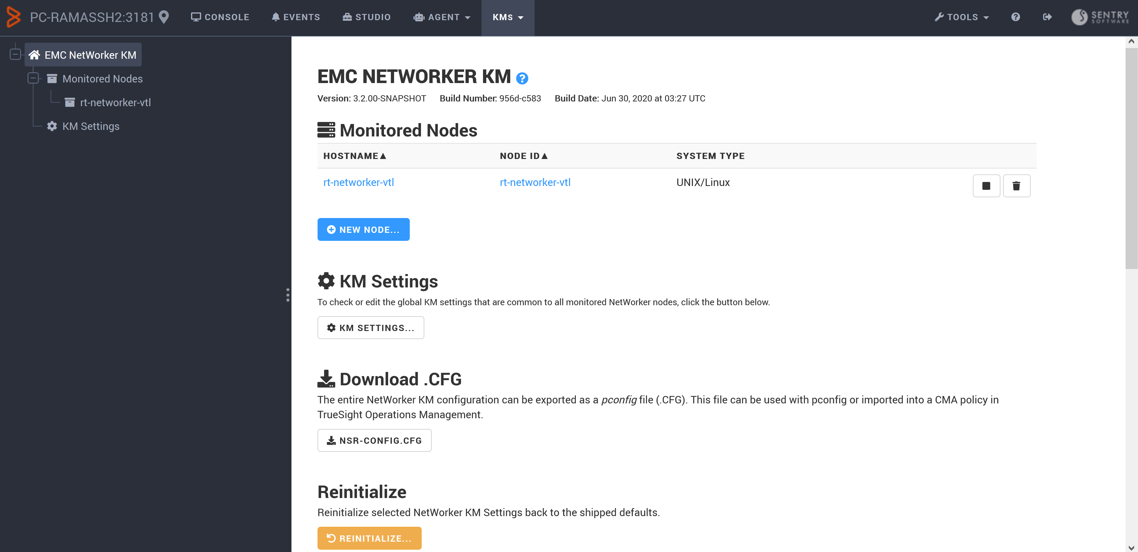 EMC NetWorker KM Main Page