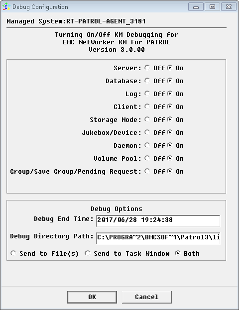 Enabling the Debug Mode