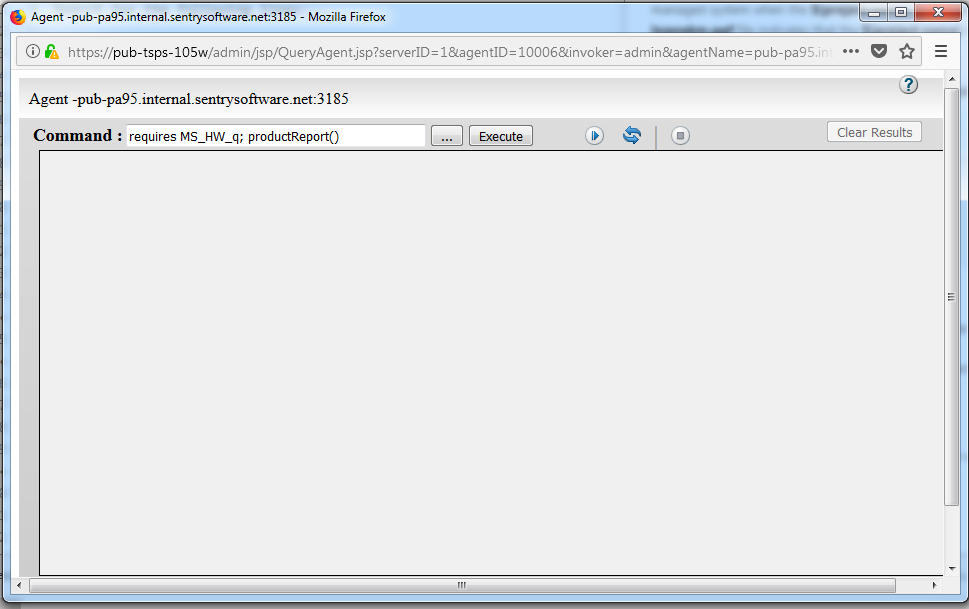 Running the <code>requires MS_HW_q; productReport()</code> command