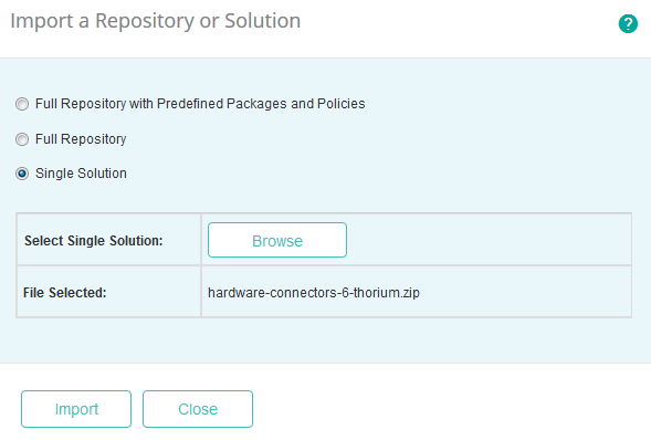 Importing the Hardware Connector Library