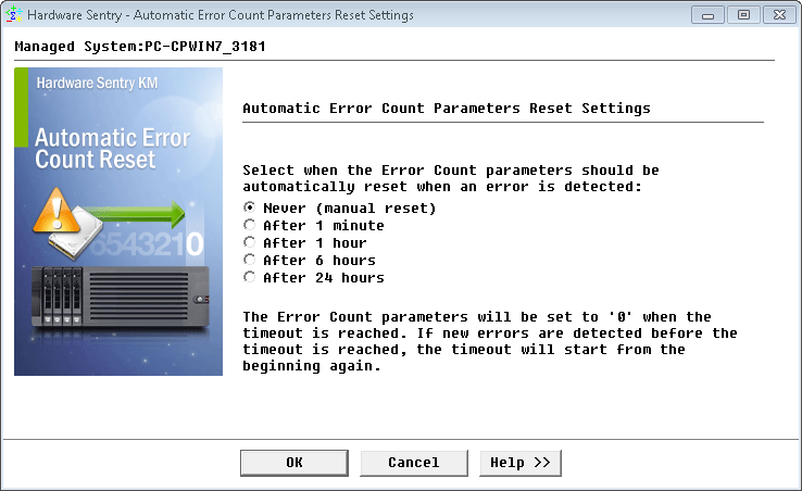 Automatic ErrorCount Reset