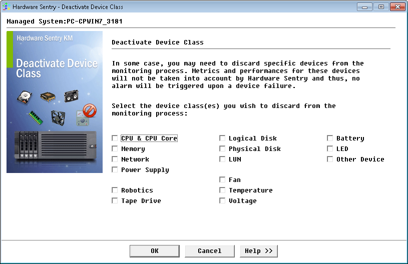 Deactiving Device Classes