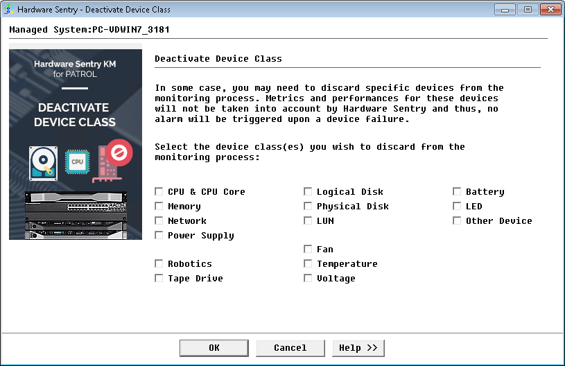 Hardware Sentry KM for PATROL Documentation - Configuring Hardware ...