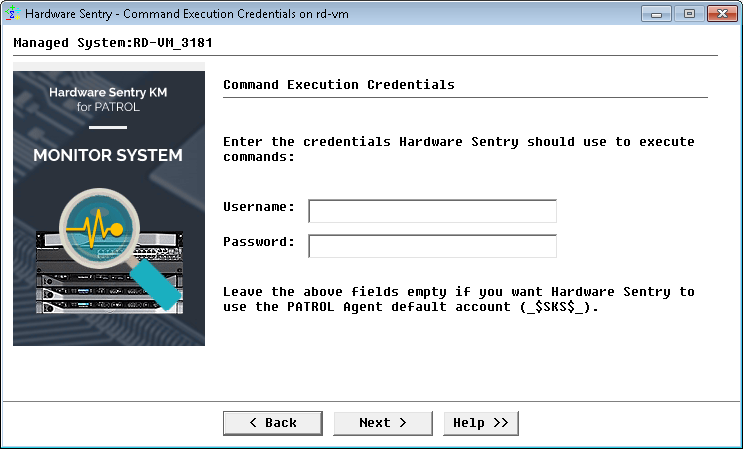 Editing the Localhost Settings — Command Execution Credentials