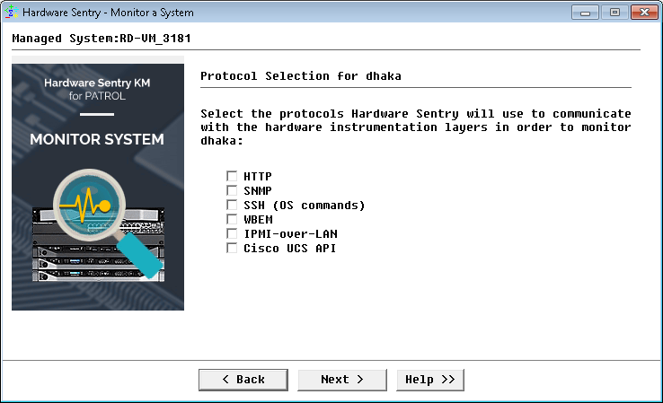 Selecting the Connection Protocol 