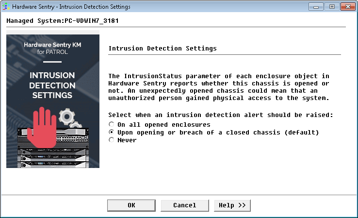 Intrusion Detection Settings