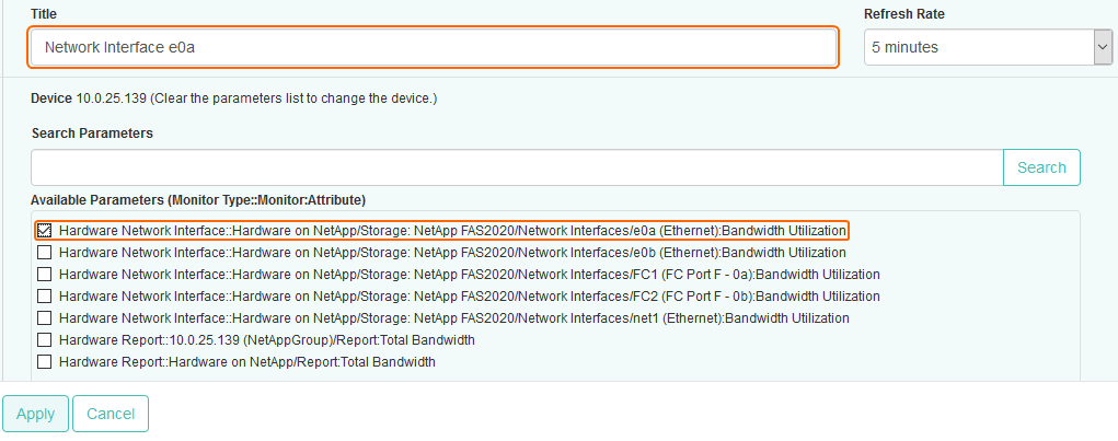 Selecting the Bandwidth Utilization Parameter