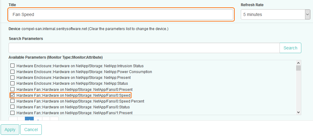Selecting the Present Parameter