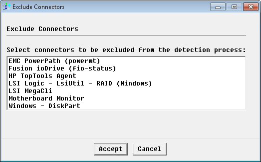 Configuring the Localhost Settings — Exclude Connectors