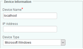 Configuring a device properties