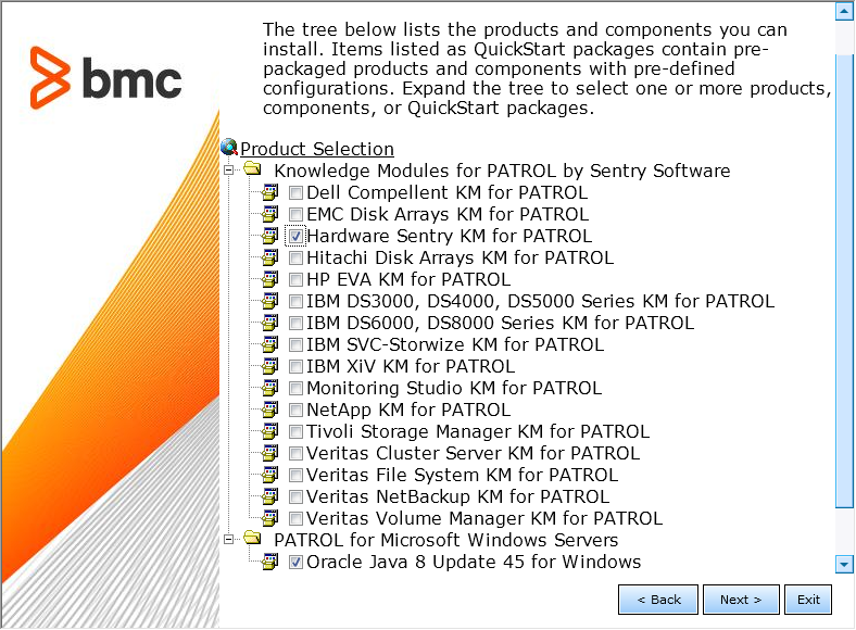 Install the KM – Hardware Sentry KM for PATROL Documentation