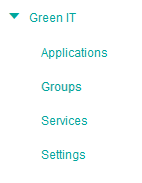 Green IT - Menu