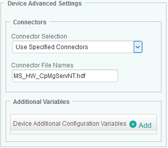 Connectors Selection