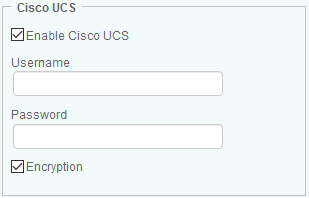Defining Cisco UCS Manager Options