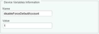 Adding Configuration Variables