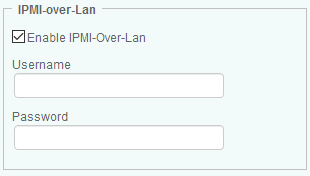 Defining IPMI-over-LAN Options