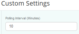 Hardware Sentry Component Polling Interval