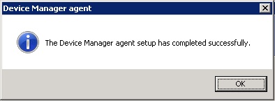 Installing the Device Manager Agent 5