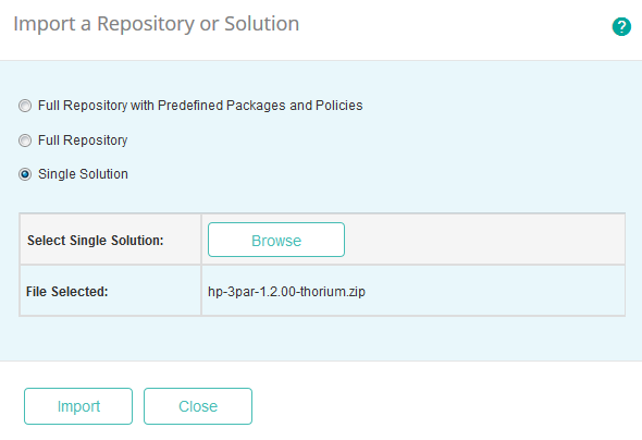 Importing HP 3PAR KM for PATROL