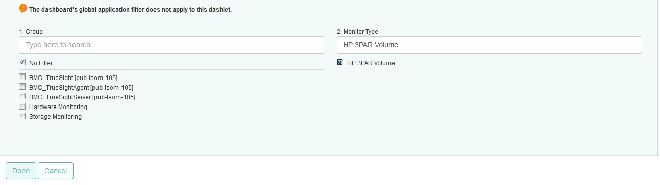 Selecting the Unity Volume Monitor Type