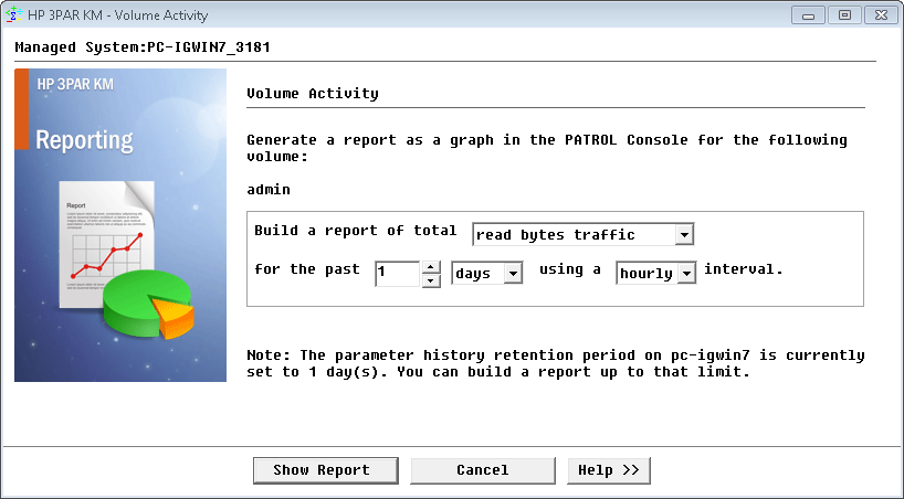 Graph – Setting Report Parameters