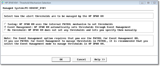 Threshold Mechanism Selection