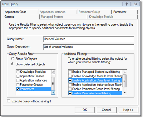 Graph – PATROL Query – General Tab