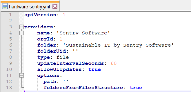 Configuring Dashboard Provider