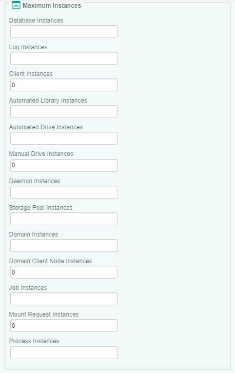 Configuring the Maximum Number of Instances