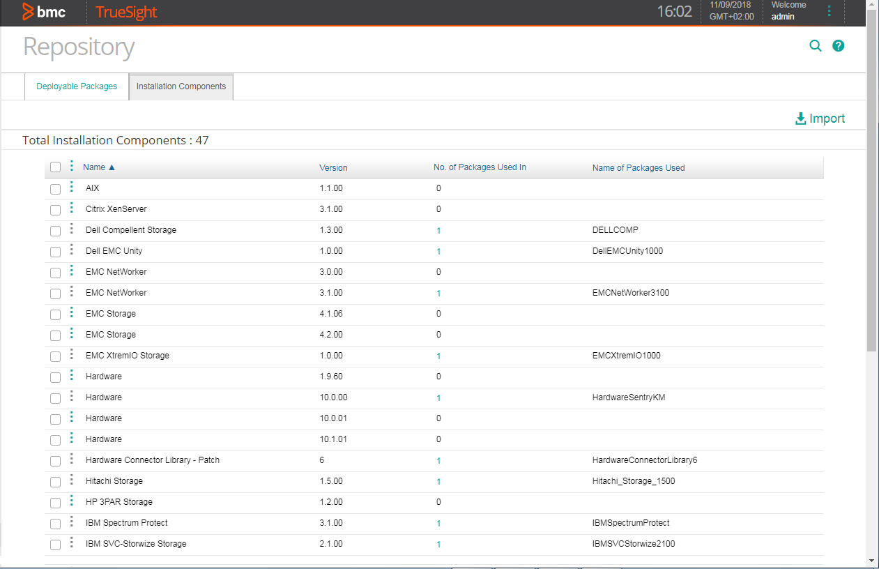 Installation Components