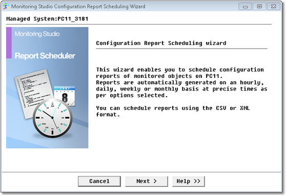 WIZ_ReportScheduler_1Welcome