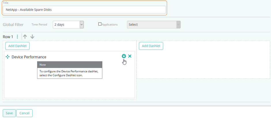 Dashlet_Add_Spare_Disks