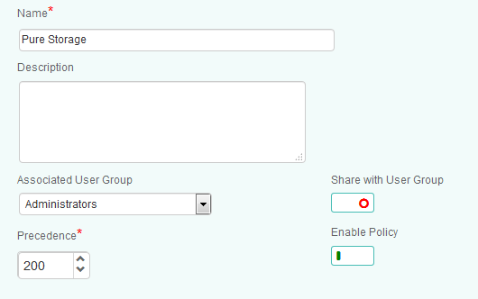 Specifying the Monitoring Policy Properties