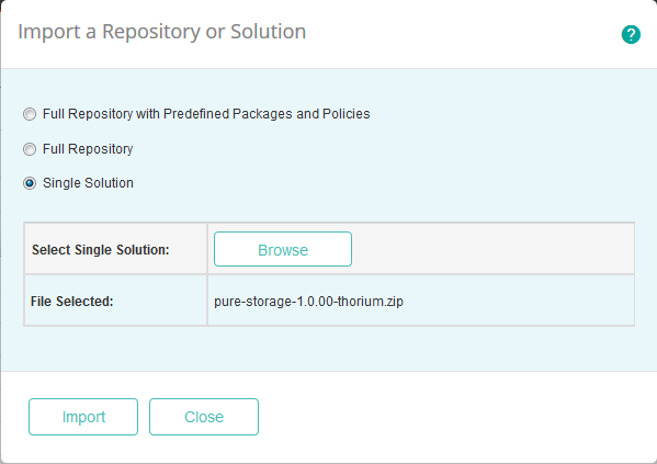 Importing Pure Storage KM for PATROL