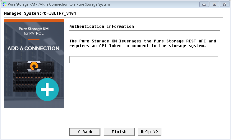 Adding a Connection to a Pure Storage System