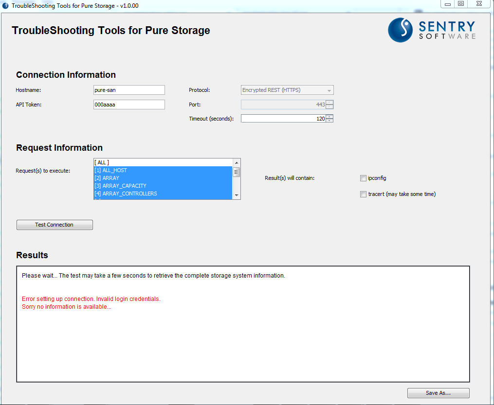 Detecting a Connectivity Issue