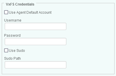 Configuring VxFS User Account