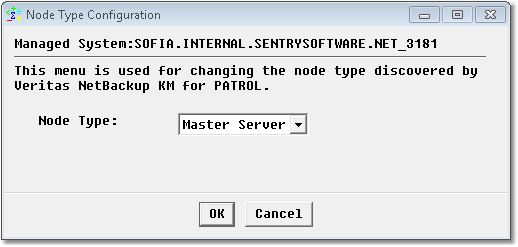 Specifying the type of node