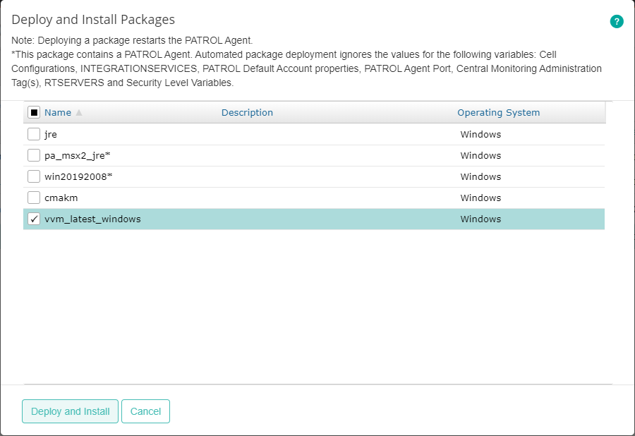 Installing the Package - Selecting the Veritas Volume Manager KM Package