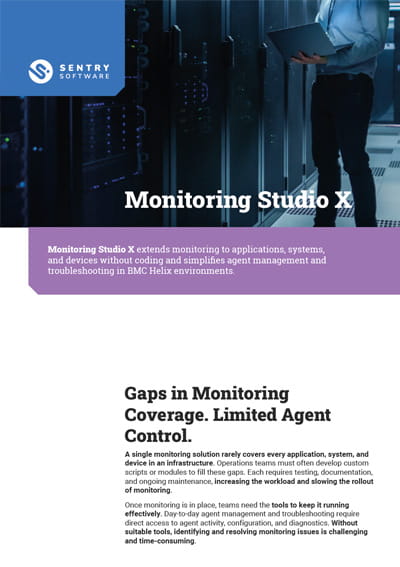 Monitoring Studio X Solution Brochure