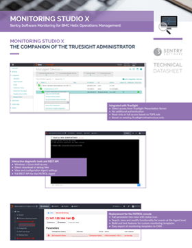 Tech Datasheet - Monitoring Studio X